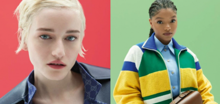 Джулия Гарнер и Холли Бейли представили новую коллекцию сумок Gucci