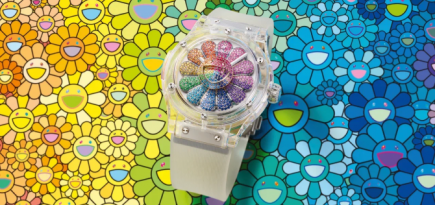 Hublot выпустил радужные часы в коллаборации с художником Такаси Мураками