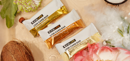 R.A.W. LIFE выпустил низкоуглеводные батончики со вкусами сливочных десертов