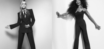 Эль Фаннинг и Наоми Кэмпбелл снялись в кампании Alexander McQueen