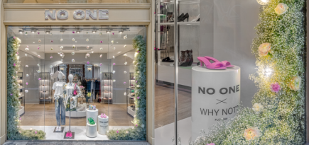 Бренд No One представил совместный проект с флористической студией Why Not? flowers