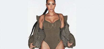 Ким Кардашьян представила коллаборацию своего бренда Skims с Fendi