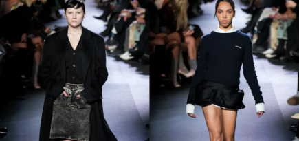 Дочь Бьорк и певица FKA Twigs прошлись на показе Miu Miu