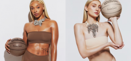 В новой кампании бренда Ким Кардашьян снялись баскетболистки