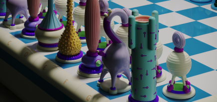 Дизайнер Тарас Желтышев выпустил коллекцию шахмат Another Kingdom: Light Stage