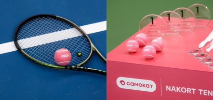 «Самокат» организовал турниры по теннису и бадминтону