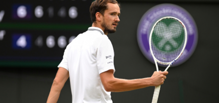 Российский теннисист Даниил Медведев впервые вышел в полуфинал Уимблдона