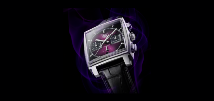 TAG Heuer выпустил лимитированную серию часов с фиолетовым циферблатом