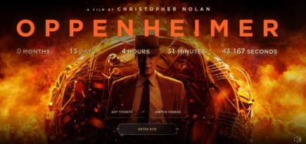 Появился интерактивный сайт, посвященный «Оппенгеймеру»