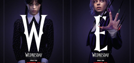 Netflix показал новые постеры сериала «Уэнсдей»