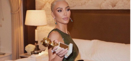 Ким Кардашьян примерила еще одно платье Мэрилин Монро