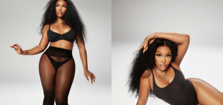 Певица SZA снялась в новой кампании Skims