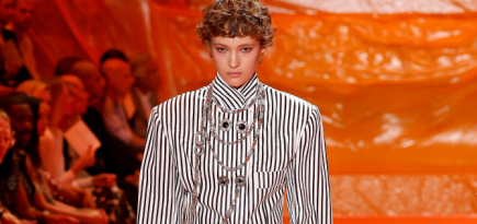 Модель из Екатеринбурга прошлась на показе Louis Vuitton на Неделе моды в Париже