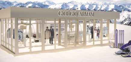 Giorgio Armani откроет серию поп-апов в честь выхода новой горнолыжной коллекции