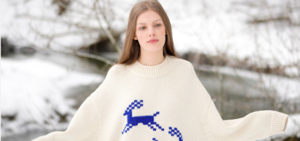 Дизайнер Вика Газинская создала новогоднюю коллекцию для ЦУМа