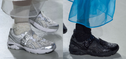 Cecilie Bahnsen показал коллаборацию с Asics на Парижской неделе моды
