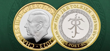 В Великобритании выпустили памятные монеты к годовщине смерти Джона Толкина