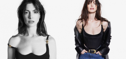 Энн Хэтэуэй снялась в новой кампании Versace