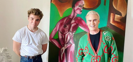 Сын Мадонны стал художником и продает картины под псевдонимом Rhed
