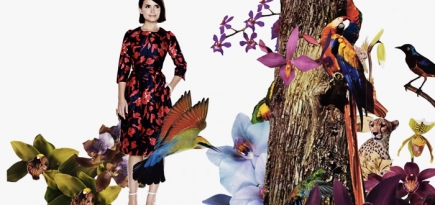 Мирослава Дума — лицо коллекции Oscar de la Renta для The Outnet