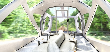 Японский поезд от дизайнера Ferrari Кена Окуямы