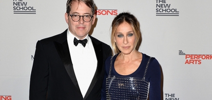 Сара Джессика Паркер и Мэттью Бродерик на благотворительном вечере Parsons Benefit