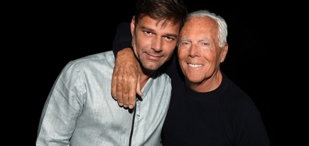 Гости показа Giorgio Armani в Милане