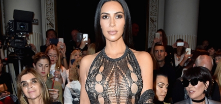 Ким Кардашьян и другие на показе Balmain