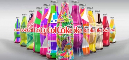 Да будет цвет: 2 миллиона неповторимых Diet Coke от израильского офиса Coca-Cola