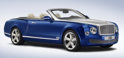 Глубокий синий: концепт Bentley Grand Convertible