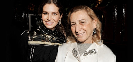 Ужин Даши Жуковой в честь Франческо Веццоли