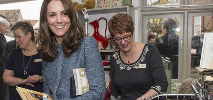 Кейт Миддлтон открыла благотворительный магазин в графстве Норфолк