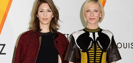 Кейт Бланшетт и София Коппола на открытии выставки Louis Vuitton в Токио