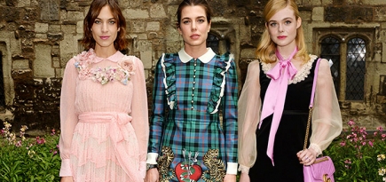 Гости показа Gucci Cruise в Лондоне