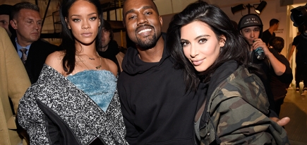 Гости показа специальной коллекции adidas Originals x Kanye West в Нью-Йорке