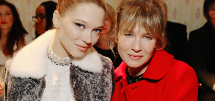Гости показа Miu Miu, осень-зима 2015