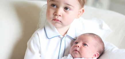 Появились первые снимки принцессы Шарлотты