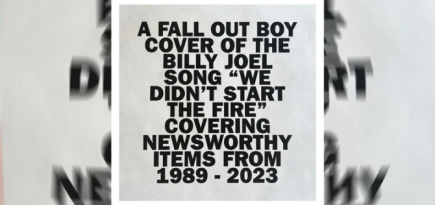 Fall Out Boy выпустила новую версию песни Билли Джоэла «We Didn't Start The Fire»