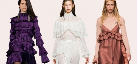Тенденции-2017: многоярусные платья