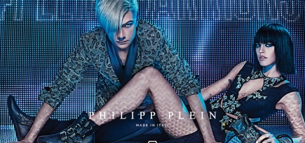 Рекламная кампания Philipp Plein от Стивена Кляйна