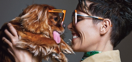 Самый знаменитый щенок Instagram в рекламной кампании Karen Walker