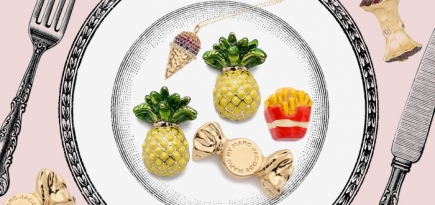 Десять украшений в виде продуктов питания