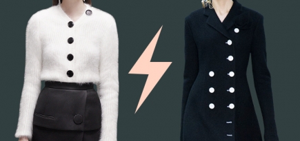 Голосование: асимметричные пуговицы Balenciaga VS Céline
