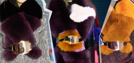 На заметку: меховые горжетки под ремень