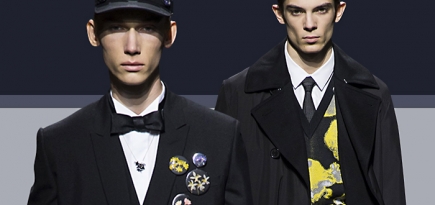 Обзор Buro 24/7: мужская коллекция Dior Homme, осень-зима 2015