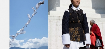 Жительницы Бутана в роли героинь рекламной кампании 3.1 Phillip Lim