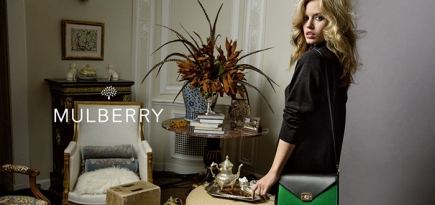 Джорджия Мэй Джаггер в рекламной кампании Mulberry
