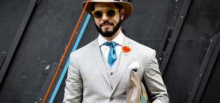 Неделя мужской моды в Лондоне, весна-лето 2016: street style. Часть 1