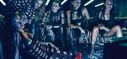 Рекламная кампания Balmain, весна-лето 2015