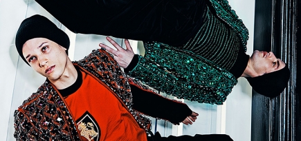 Обзор Buro 24/7: мужская коллекция Balmain Homme, осень-зима 2015